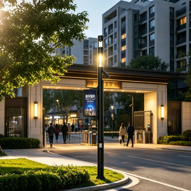 Smart light pole manufacturer